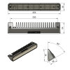SL60 - Ambient lighting - 1,000 lm - black - 12V / 24V