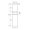 Holder for rotating beacon - for welding