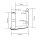Bracket for rotating beacon - angled retaining plate