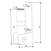 Holder for rotating beacon - angle adjustable
