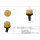 C360 Rotating beacon - DIN - flexible - Class 2 - Day/Night - Yellow