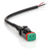 2-POLE adapter plug | socket housing | for GERMAN DT - 30cm