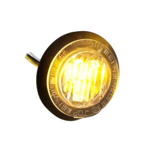 Xpro3 flash module - ECE R65 - yellow - retractable - round