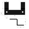 Roof rail holder, set of 2 - MAGMA series