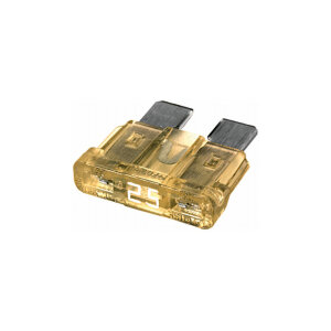 20A flat plug fuse - yellow - DIN 72581-3c - set of 5