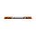 MAGMA FUSION LED light bar with work light - single-sided - 110 cm - yellow