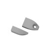 set of 2 end caps for SOLIS lights - flat