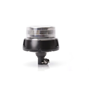 R65 Design rotating beacon BRILAR - red/clear - DIN