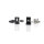 set of 2 mounting brackets for X-Range headlights for center/rear mounting