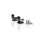 set of 2 mounting brackets for X-Range headlights for center/rear mounting