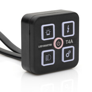 T4A Switching Unit - 4x4A - Switch/Pushbutton Function