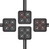 T4A Switching Unit - 4x4A - Switch/Pushbutton Function