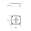 T4A Switching Unit - 4x4A - Switch/Pushbutton Function