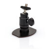 Adhesive holder with 1/4" mount, adjustable