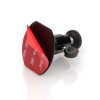 Adhesive holder with 1/4" mount, adjustable
