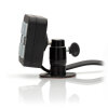 Adhesive holder with 1/4" mount, adjustable