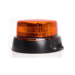 R65 Design rotating beacon BRILAR - yellow - 3 points - double flash
