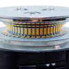 XR1ECO yellow rotating beacon with DIN plug-in base