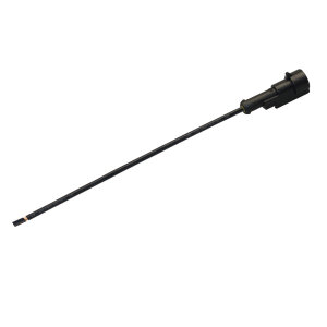 Superseal 1-pole assembled pin housing, 1500 mm, 1x1.50 mm², black