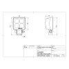 REVERSE reversing light - 1500 mm cable