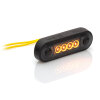 Side marker light BULLSEYE DARK - yellow