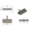 NP180 - 180° light module - yellow