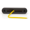 Side marker light BULLSEYE LONG DARK - yellow