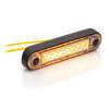 Side marker light BULLSEYE LONG - yellow