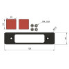 Adhesive holder for vertical panes | PROFLASH