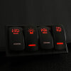 Rocker switch series VERSIO - incl. cable set - 12V/24V - "Remote headlight" - 006