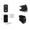 Rocker switch series VERSIO - incl. cable set - 12V/24V - "Remote headlight" - 006