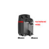 Rocker switch series VERSIO - incl. cable set - 12V/24V - "Remote headlight" - 006