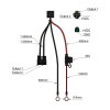 Wiring harness for XBB with 2 outputs - GERMAN DT 2P