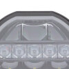 DL7 long-range headlight with position light - 7 inches - 176 mm - Black