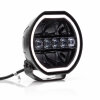 DL7 long-range headlight with position light - 7 inches - 176 mm - Black