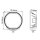 DL7 long-range headlight with position light - 7 inches - 176 mm - Black