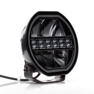 DL9 long-range headlight with position light - 9 inches - 232 mm - Black