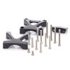 X-bracket for pipe clamps - M8 - 38 to 65 mm