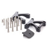 X-bracket for pipe clamps - M8 - 38 to 65 mm