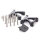 X-bracket for pipe clamps - M8 - 38 to 65 mm