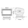 LSL searchlight - 60W - remote control - automotive plug