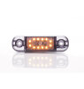 Side marker light - UR10 DARK orange - 12V/24V