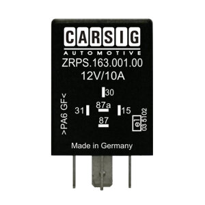 Time relay, drop-out delayed, 12V/10A, type D, adjustable with potentiometer/switch, 0.5 sec. -12 h