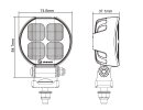 TCR2200 - Work light - round - 1500 mm cable - 10-30 VDC - max. 23 W