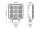 TCE4200 - Work light - square - GERMAN DT - 10-30VDC - max. 48W