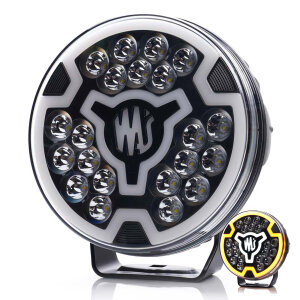 W257 - 7-inch long-range headlight - yellow position light - Ref 17.5
