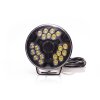 W257 BLACK - 7-inch long-range headlight - yellow position light - Ref 17.5 - tinted