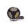 W257 BLACK - 7-inch long-range headlight - yellow position light - Ref 17.5 - tinted