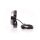 W257 BLACK - 7-inch long-range headlight - yellow position light - Ref 17.5 - tinted