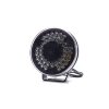 W268 BLACK - 9-inch long-range headlight - yellow position light - Ref 30 - tinted